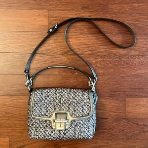 Coach Taylor Snakeskin Print Crossbody